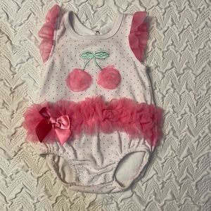 One piece ruffle romper